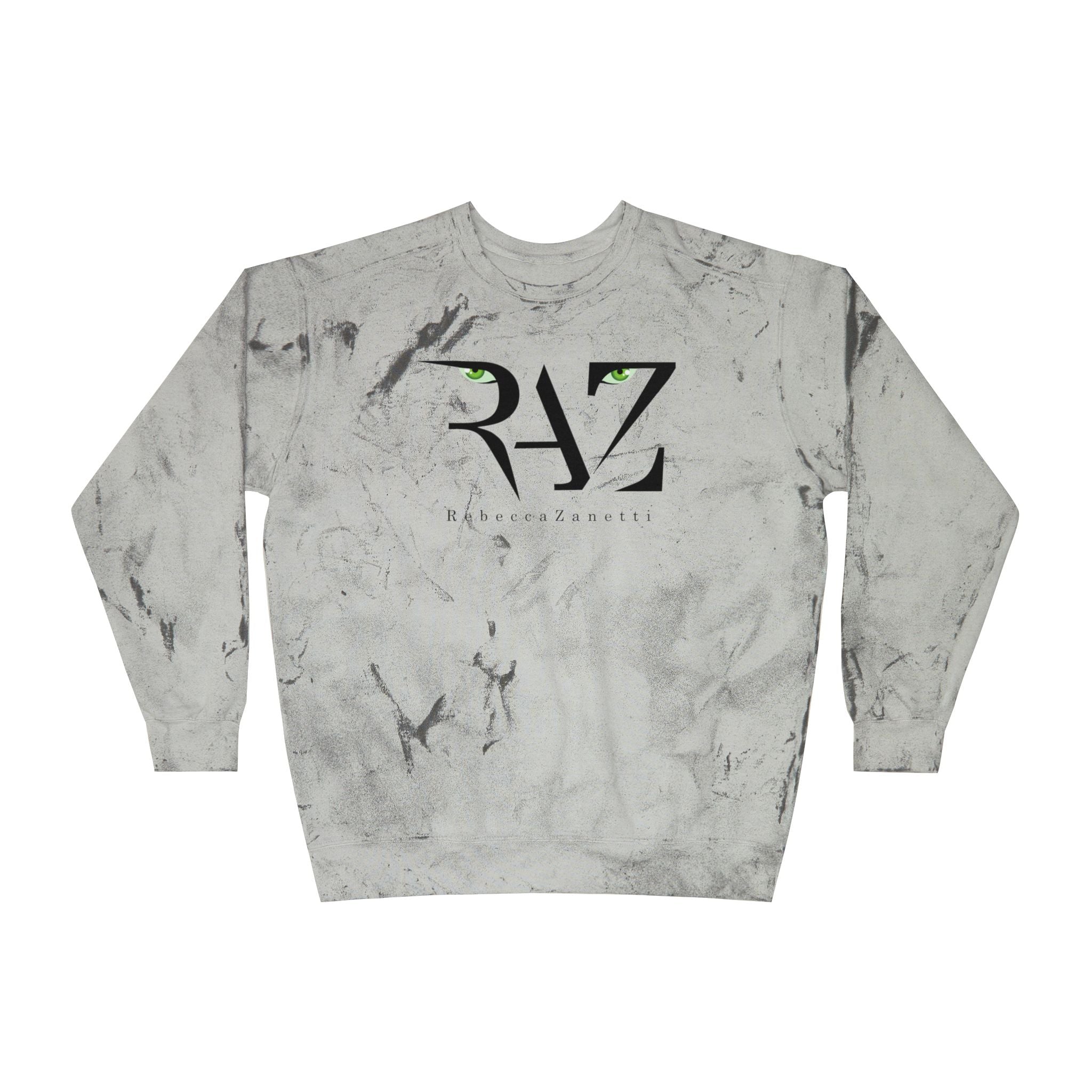 Color Blast Unisex Crewneck Sweatshirt - RAZ Logo