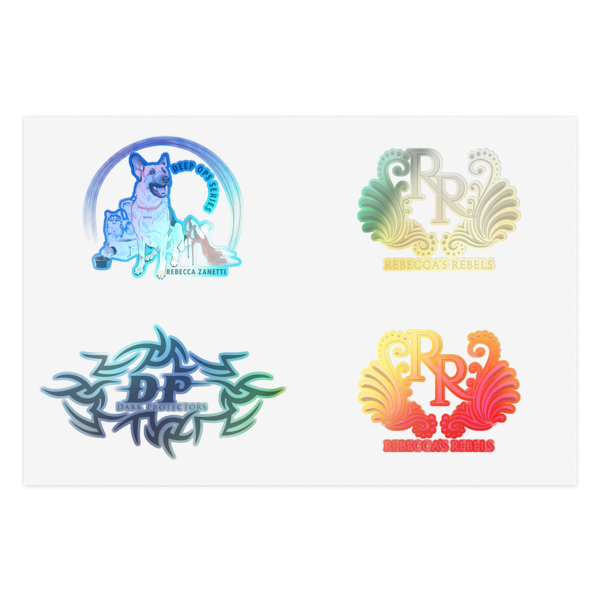 5pcs Sticker Sheet Bundle - Rebecca's Rebels, Deep Ops, Dark Protectors