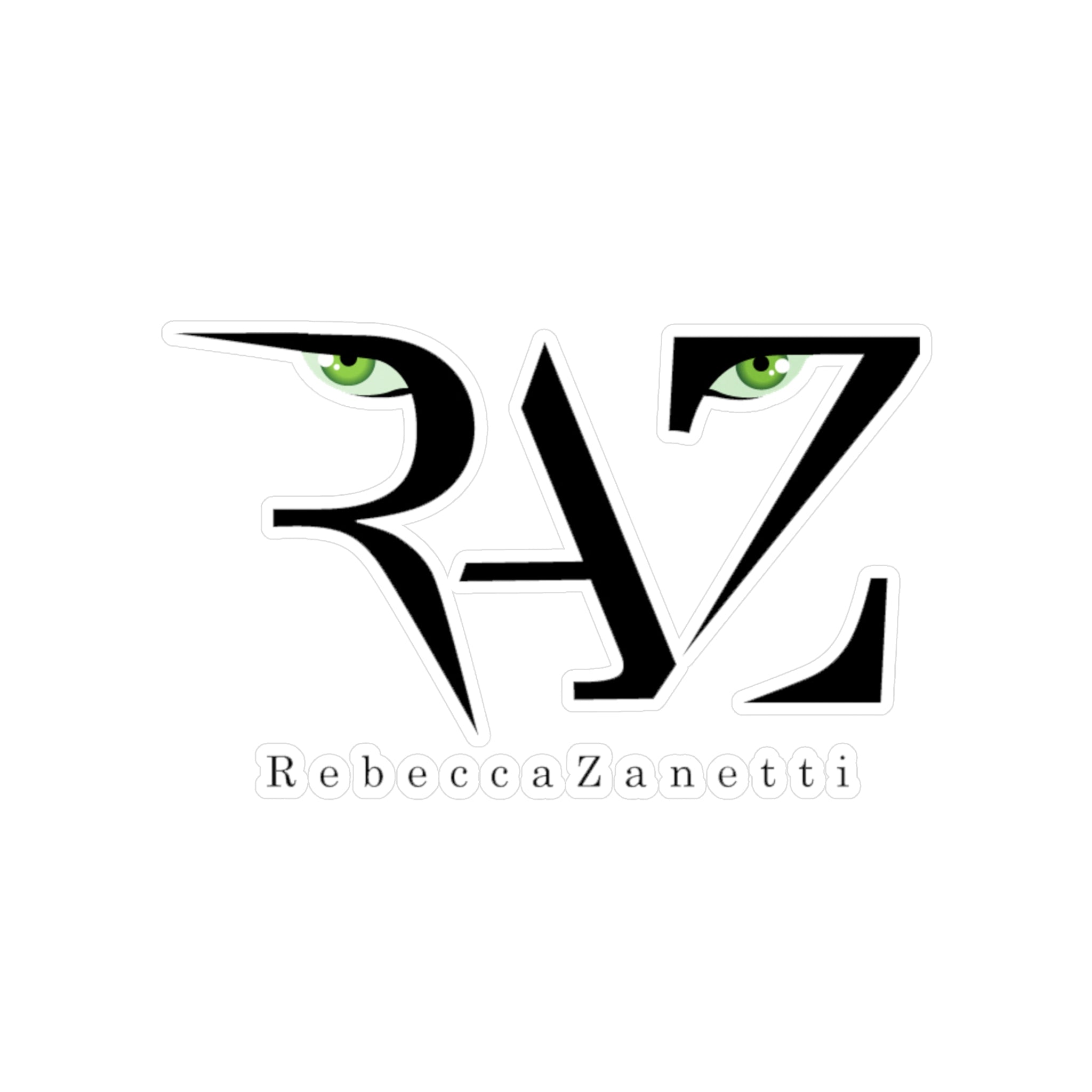 Vinyl Kiss-Cut Stickers - RAZ Logo Rebecca Zanetti Vinyl Kiss-Cut Stickers - RAZ Logo Rebecca Zanetti