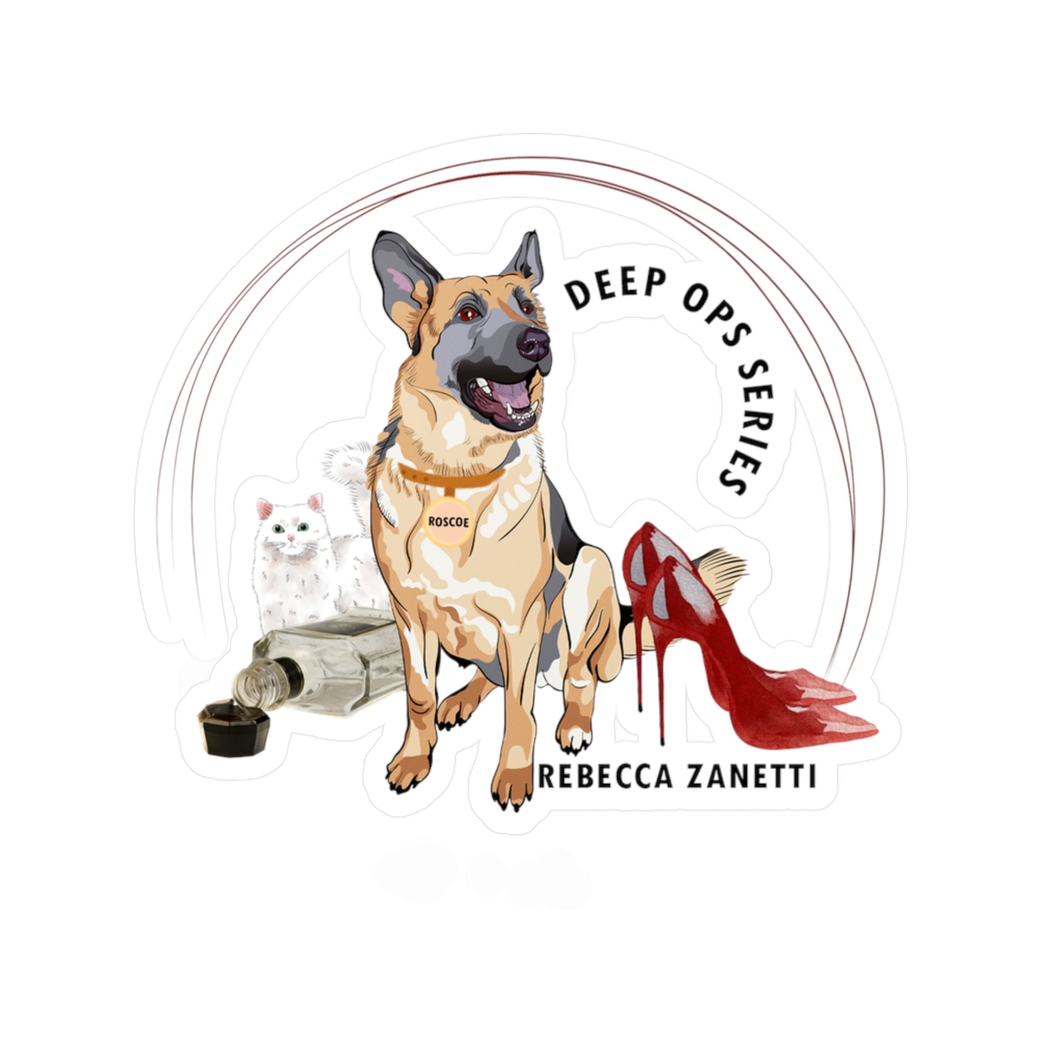 Vinyl Kiss-Cut Stickers - Deep Ops Logo