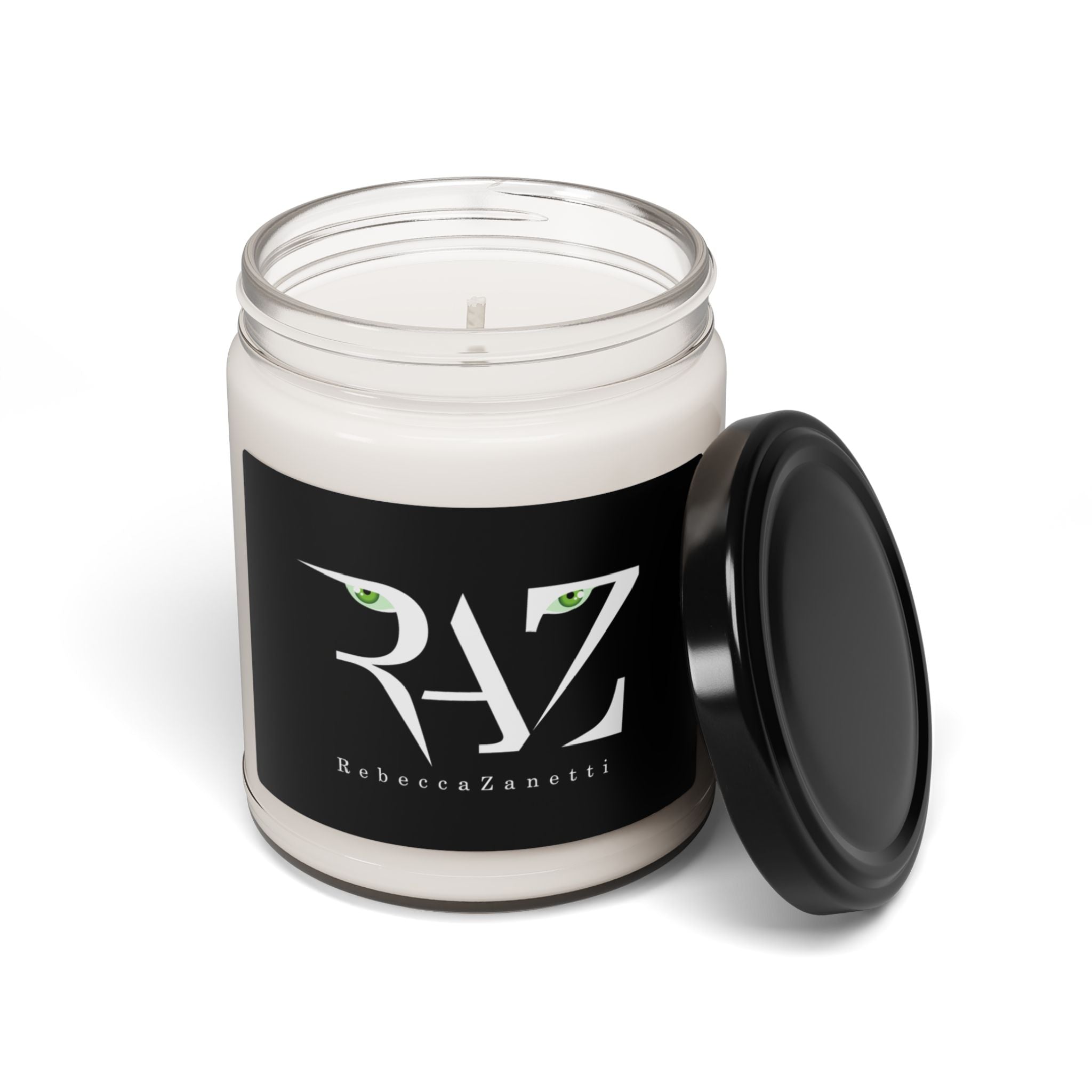 Scented Soy Candle - 9oz - RAZ Logo Black