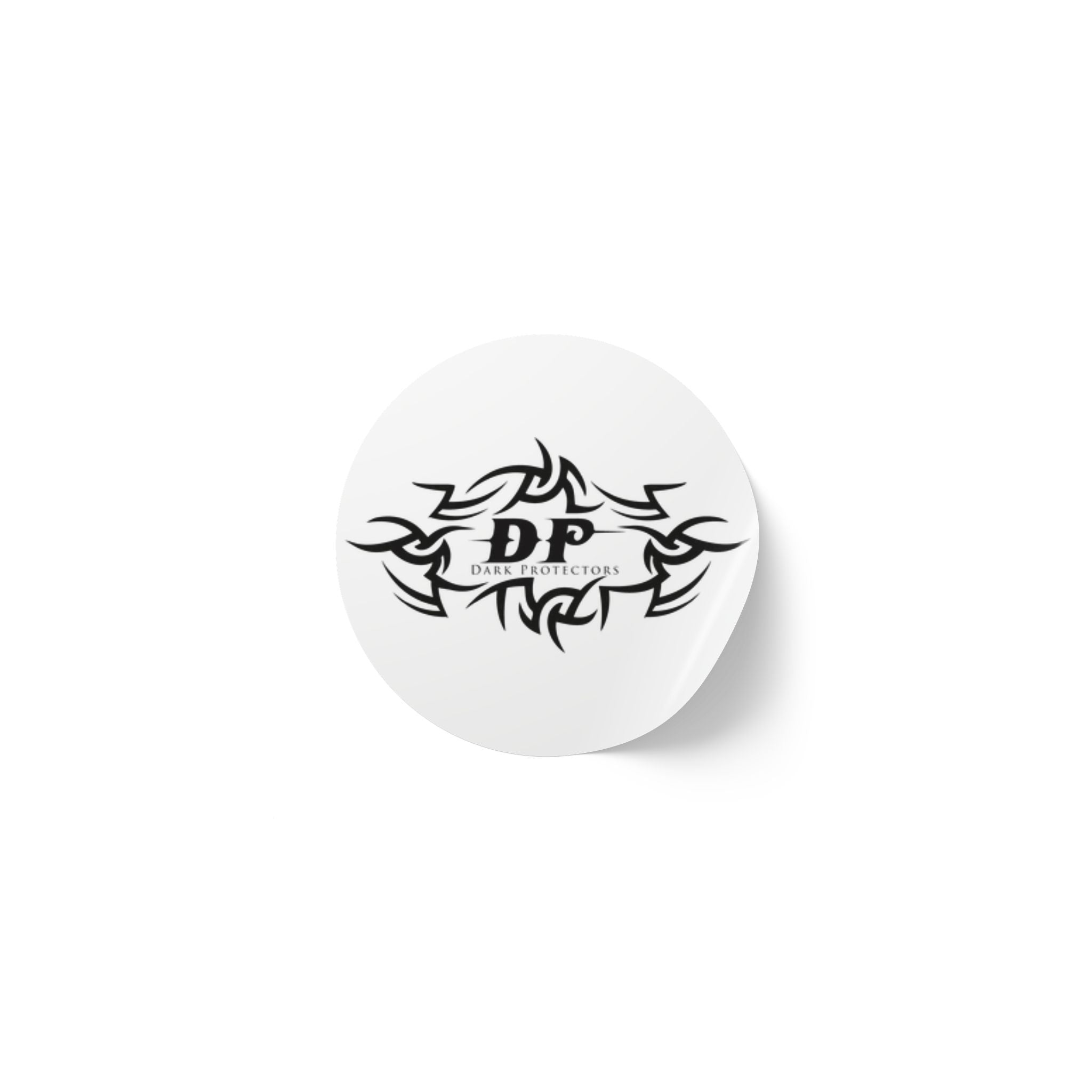 Round Sticker Labels - Dark Protectors