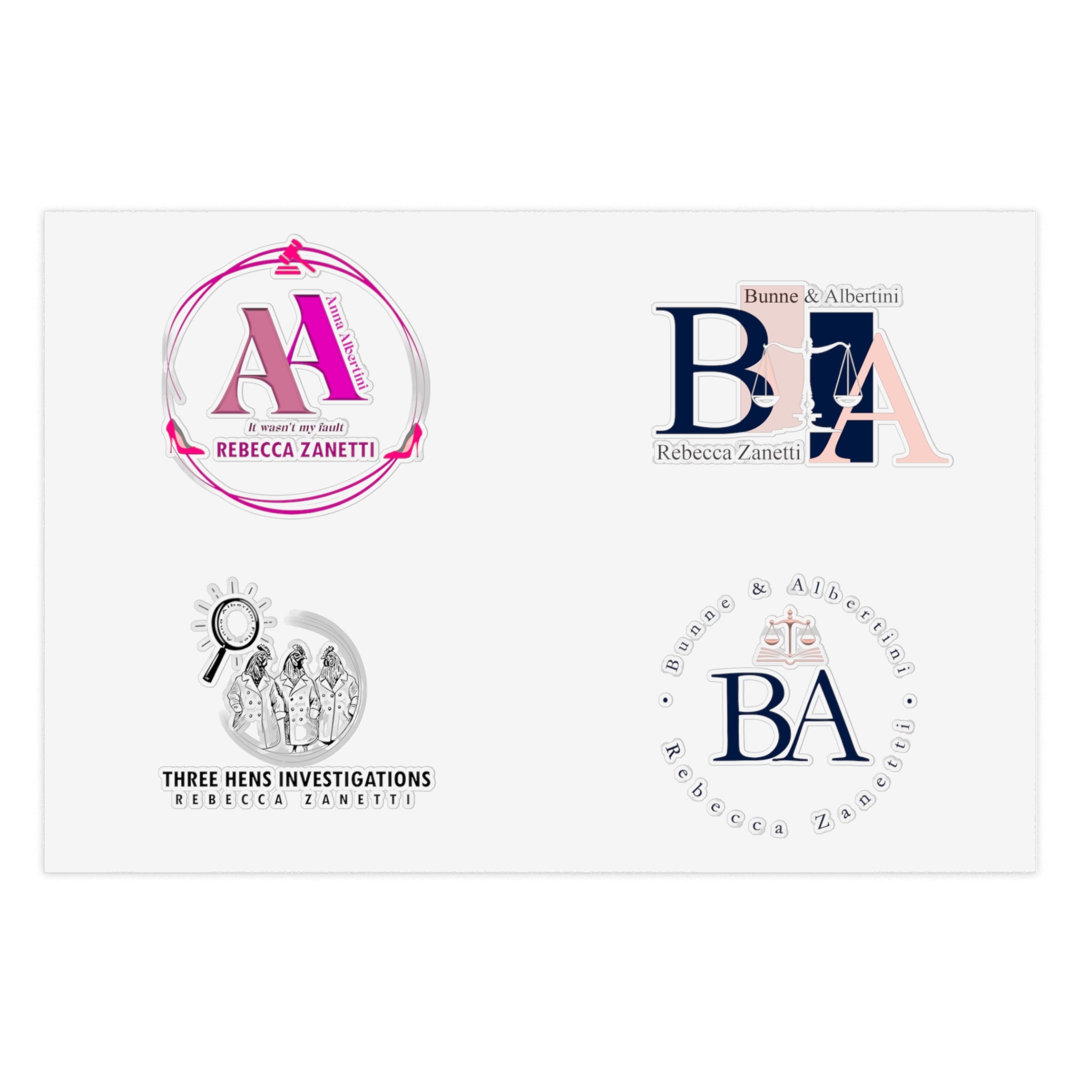 5pcs Sticker Sheet Bundle - Anna Albertini Files