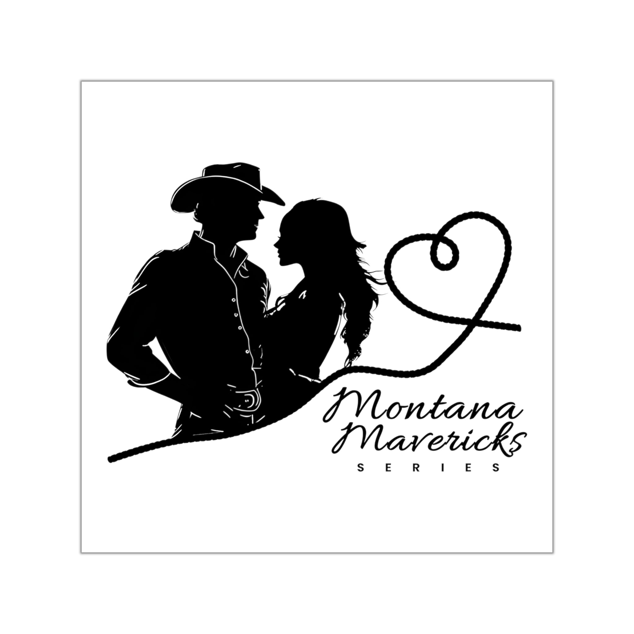 Square Vinyl Stickers - Montana Mavericks