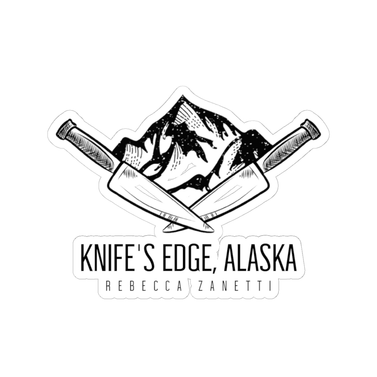 Vinyl Kiss-Cut Stickers - Knife's Edge, Alaska