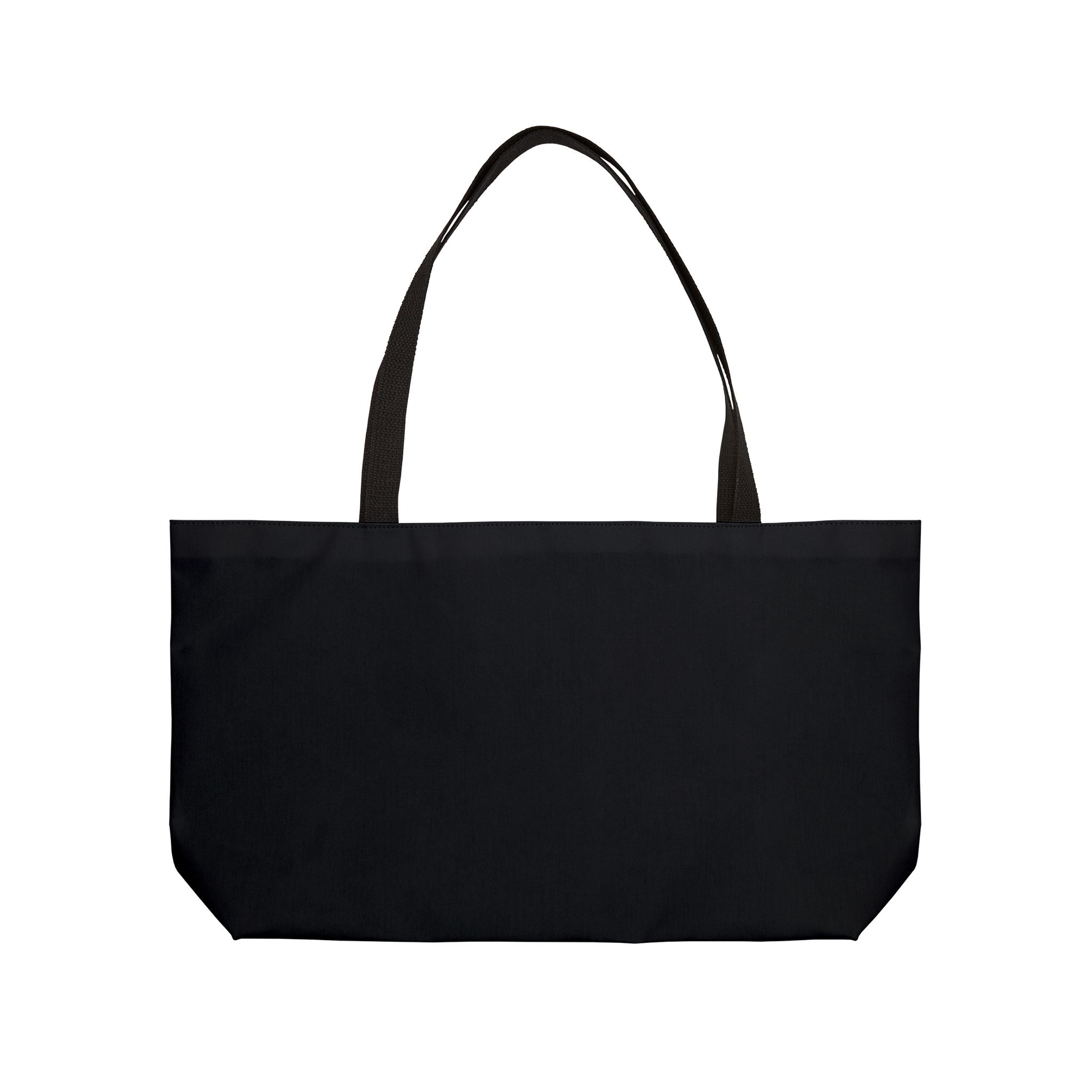 Black Weekender Tote Bag - Malice Media Logo