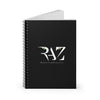 Spiral Notebook - Ruled Line - RAZ Logo Black