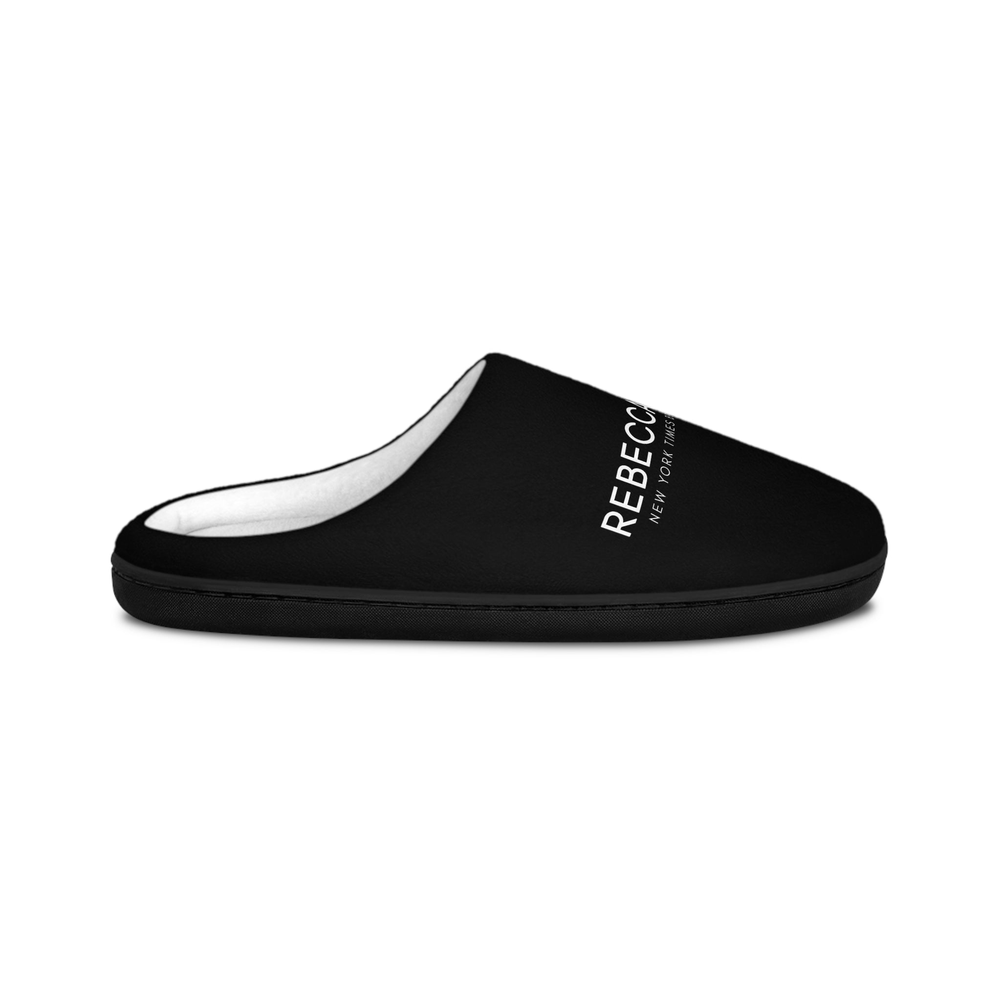 Women's Indoor Slippers - Rebecca Zanetti Logo Black