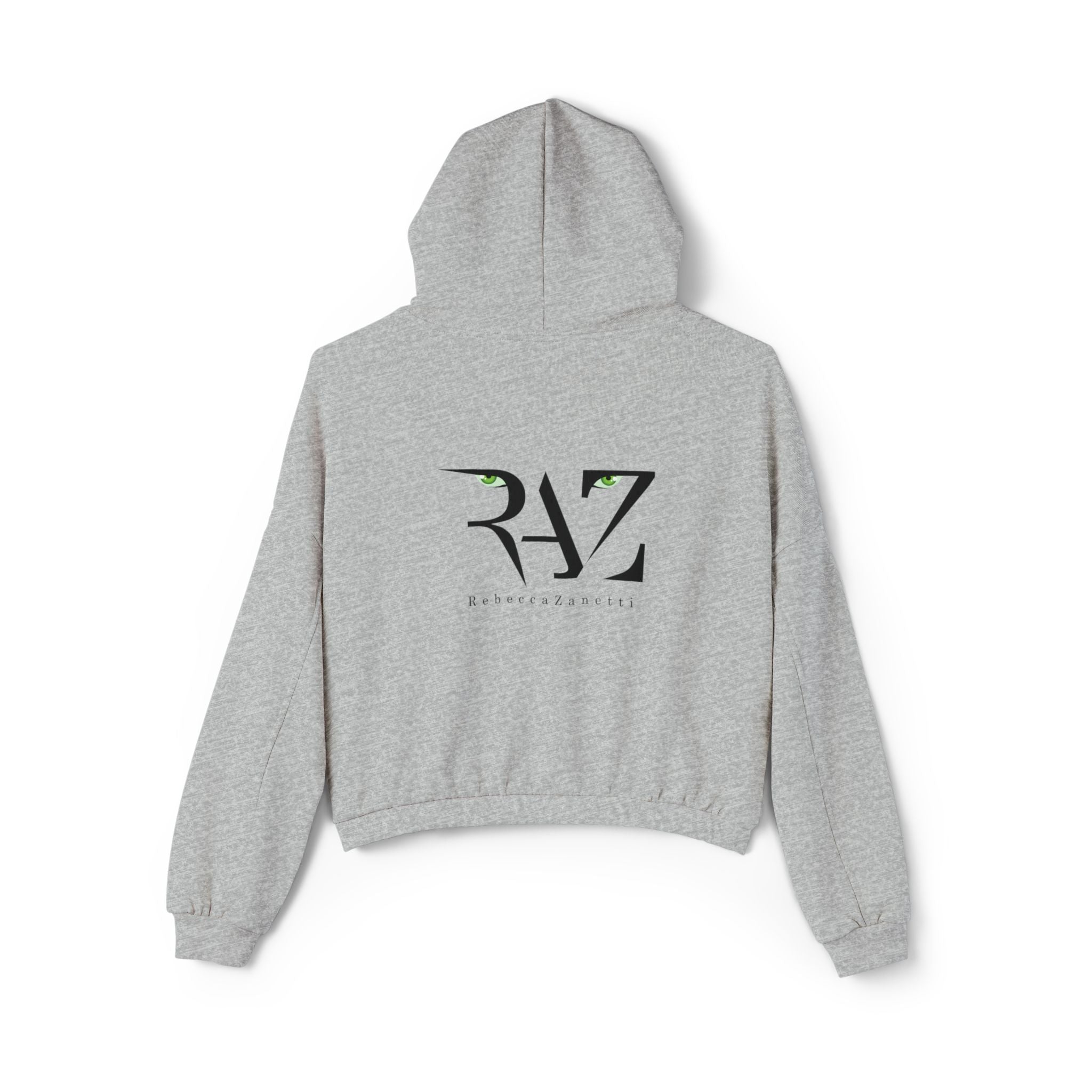 Women’s Cinched Bottom Hoodie - Dark Protectors Front, RAZ Logo Back