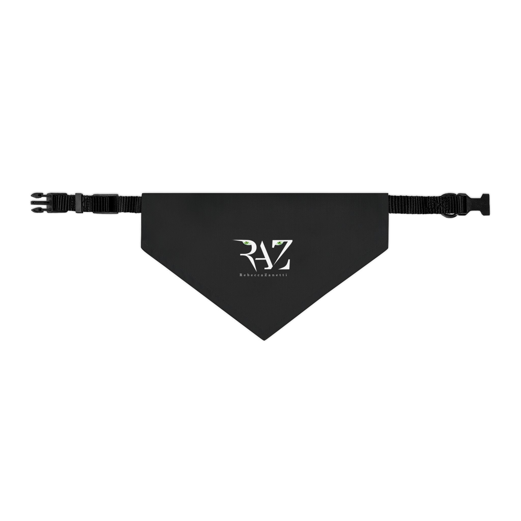 Pet Bandana Collar for Dogs - RAZ Logo Black