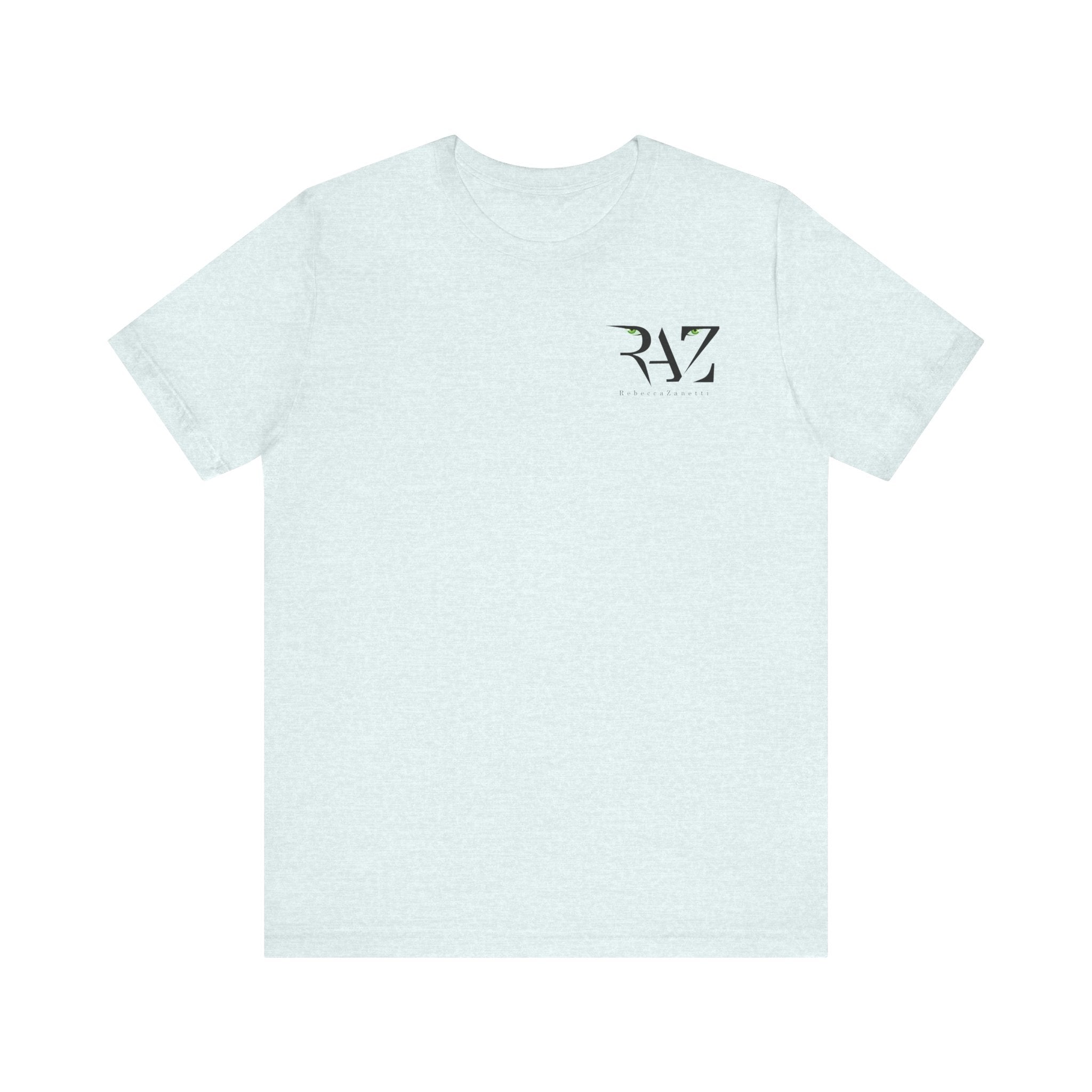 Tee Raz Muhammad Unisex Short Sleeve Tee - RAZ Logo Front, Deep Ops Logo Back – Rebecca ...