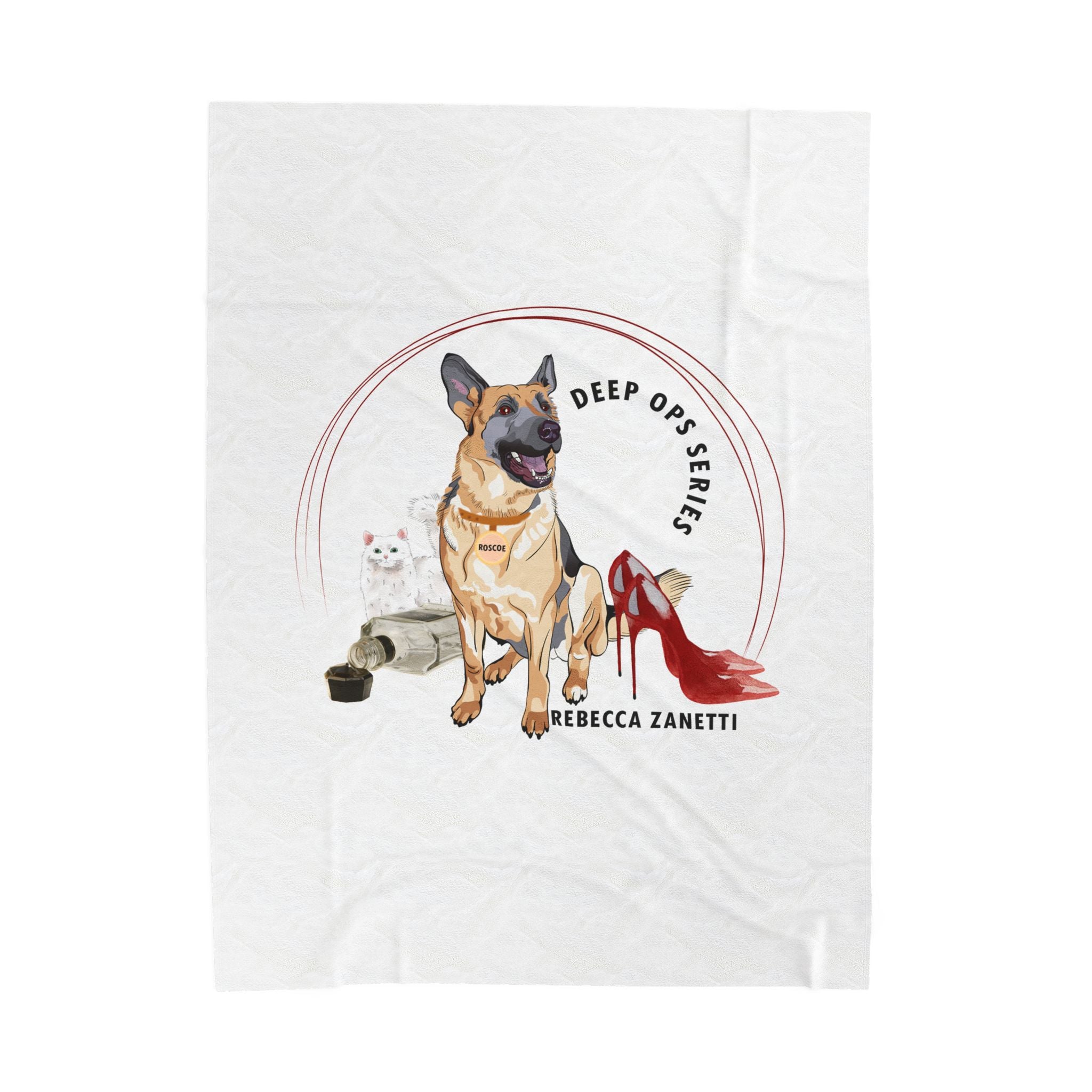 Cozy Velveteen Plush Blanket - Deep Ops