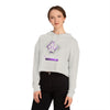 Women's Cropped Hooded Sweatshirt - Hologrid Hub Logo Front