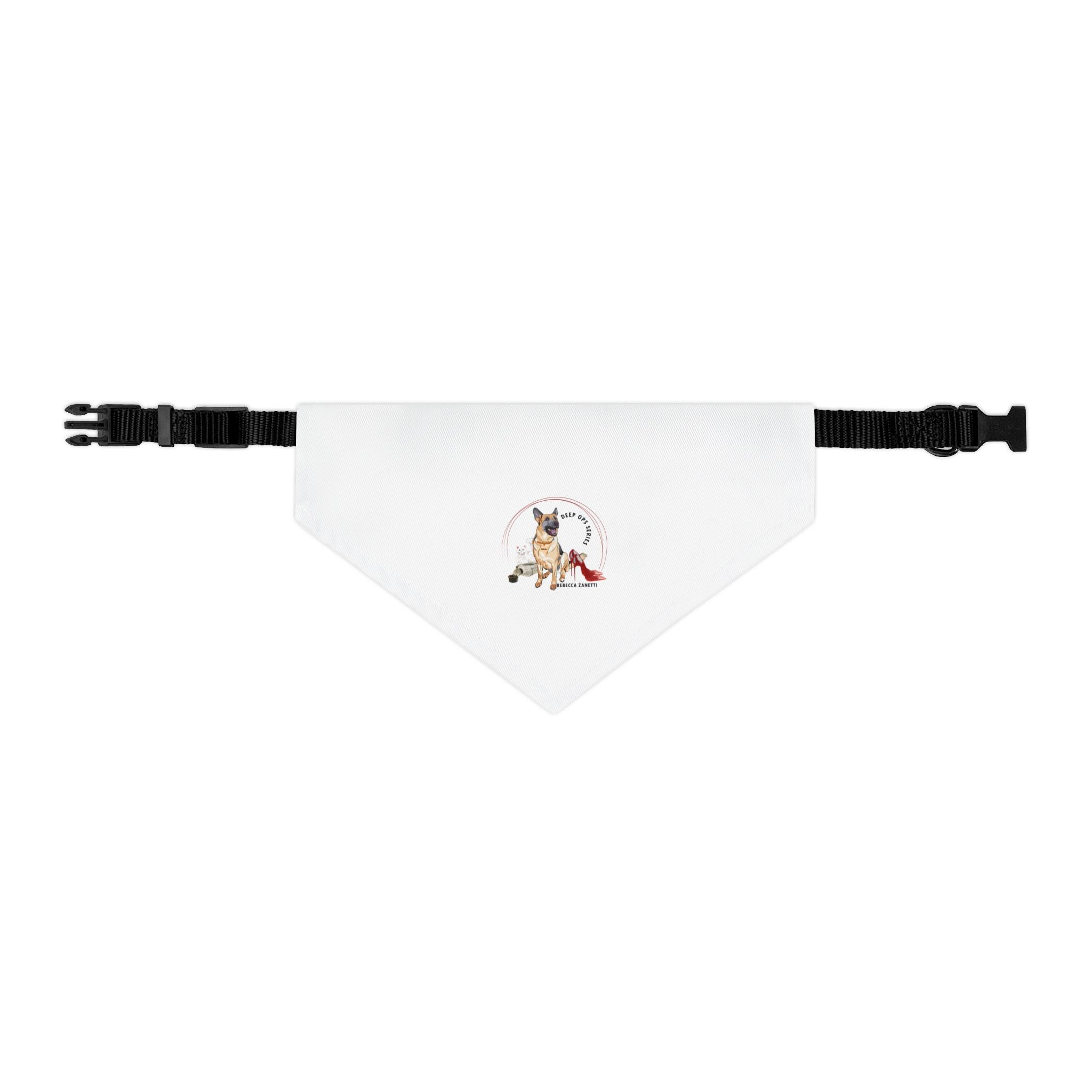 Dog Bandana Collar — 'My Human' Cute German Shepherd Pet Accessory - Deep Ops Logo