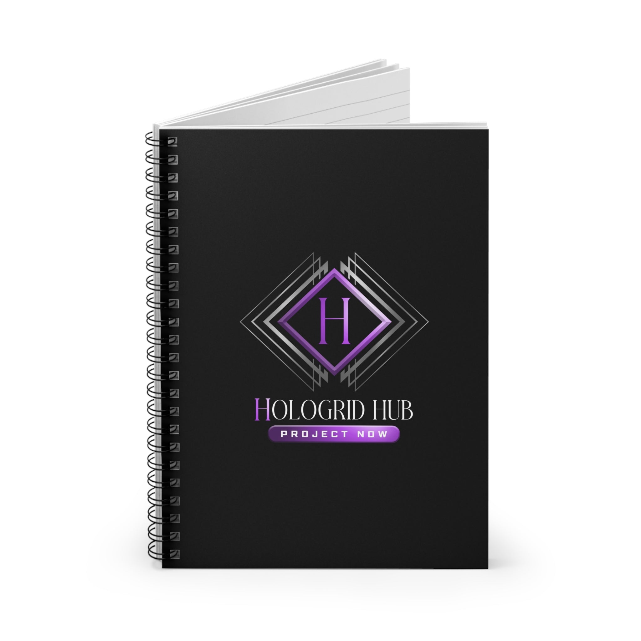 Spiral Notebook - Ruled Line - Hologrid Hub