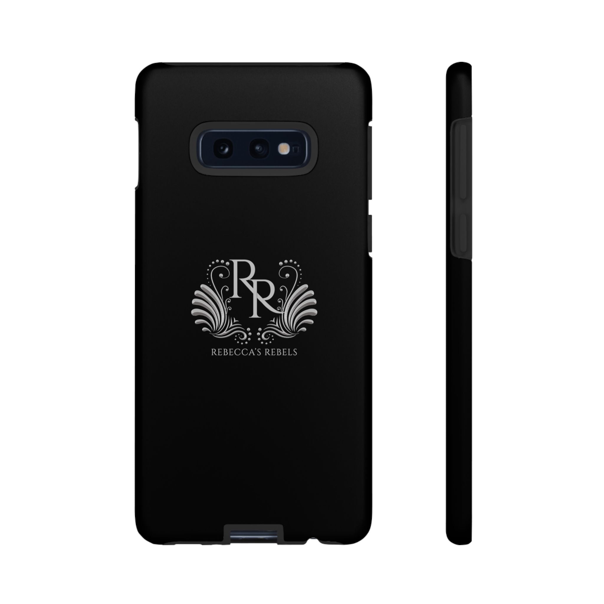 Black Samsung Phone Case - Rebecca's Rebels Light Gray