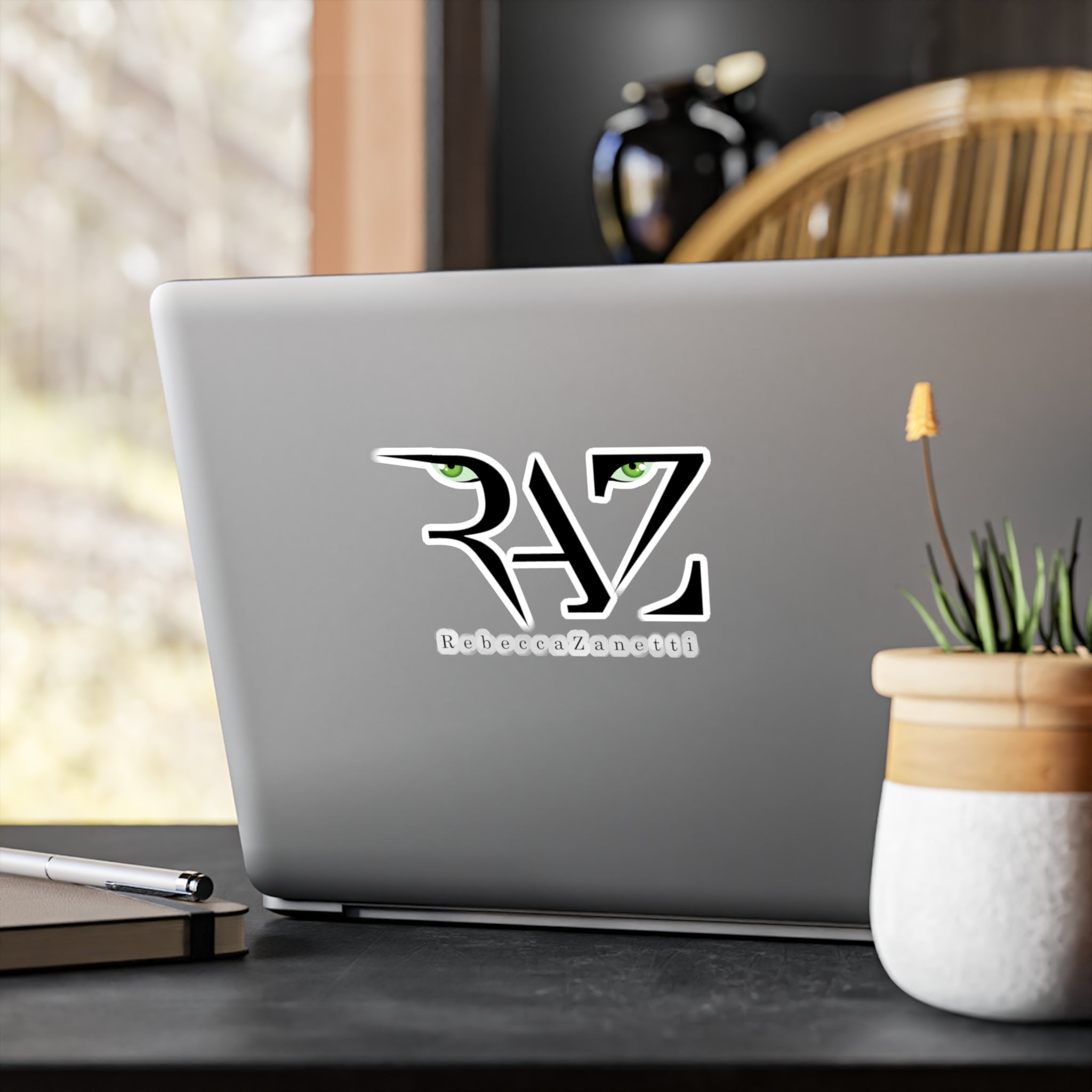 Vinyl Kiss-Cut Stickers - RAZ Logo Rebecca Zanetti Vinyl Kiss-Cut Stickers - RAZ Logo Rebecca Zanetti