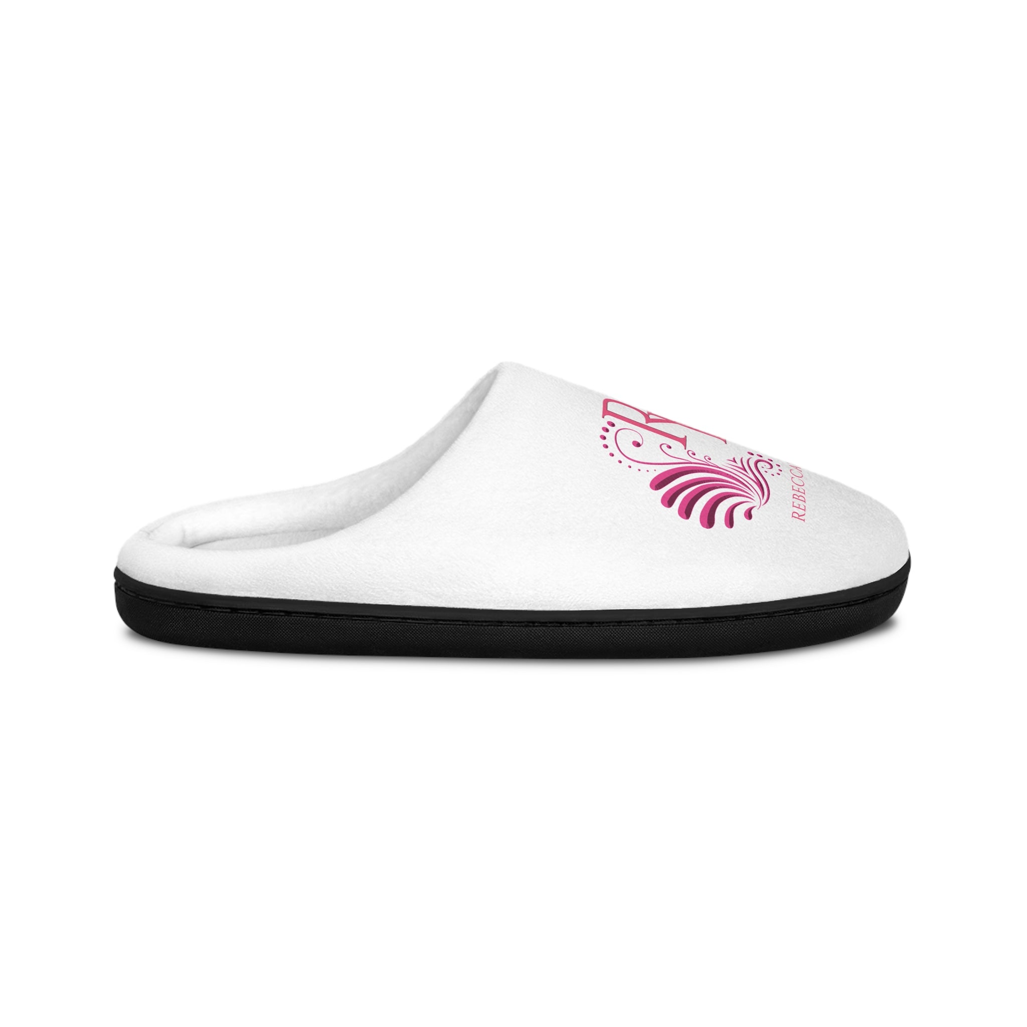 Women's Indoor Slippers - Rebecca's Rebels Pink Logo