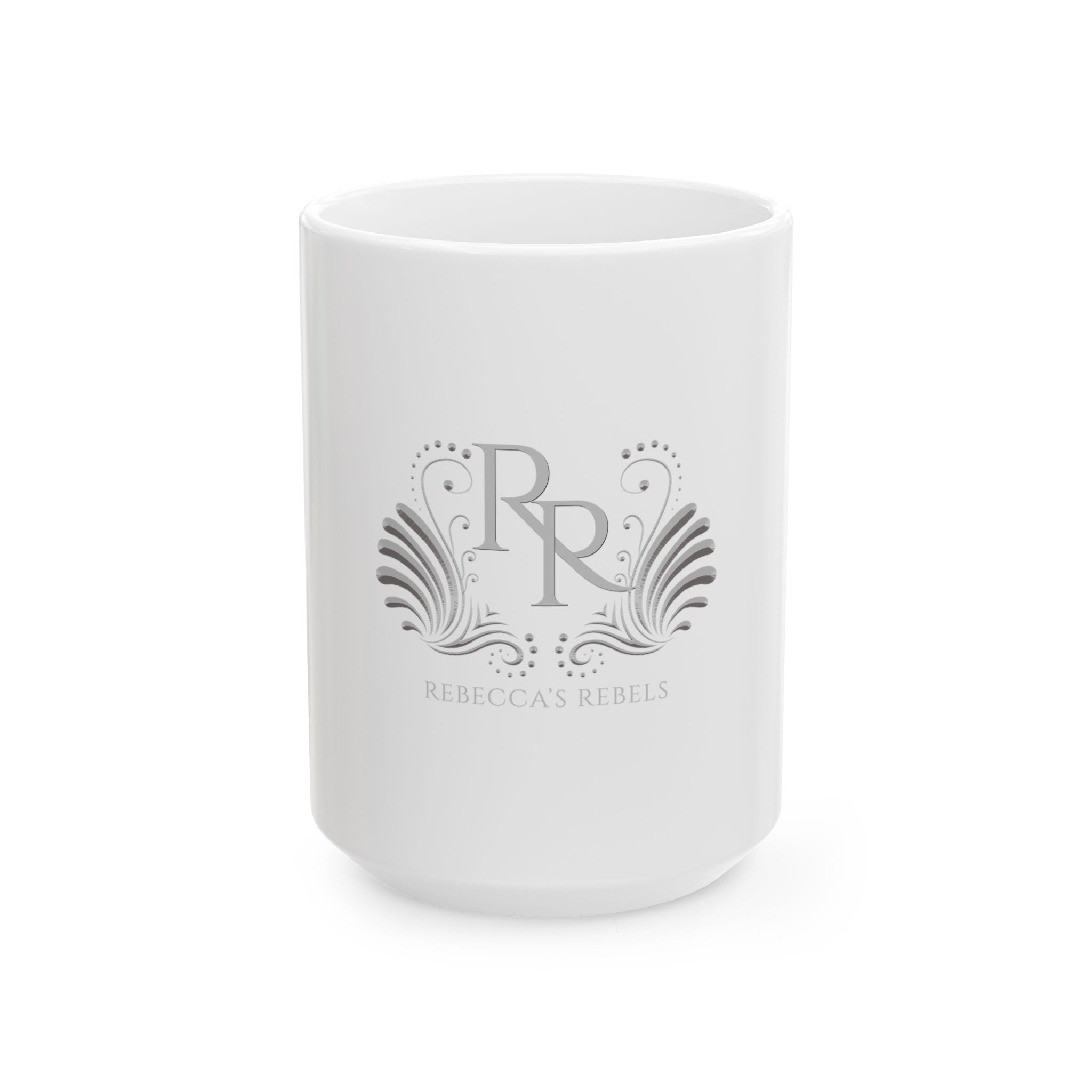 Ceramic Mug - Rebecca's Rebels Light Gray
