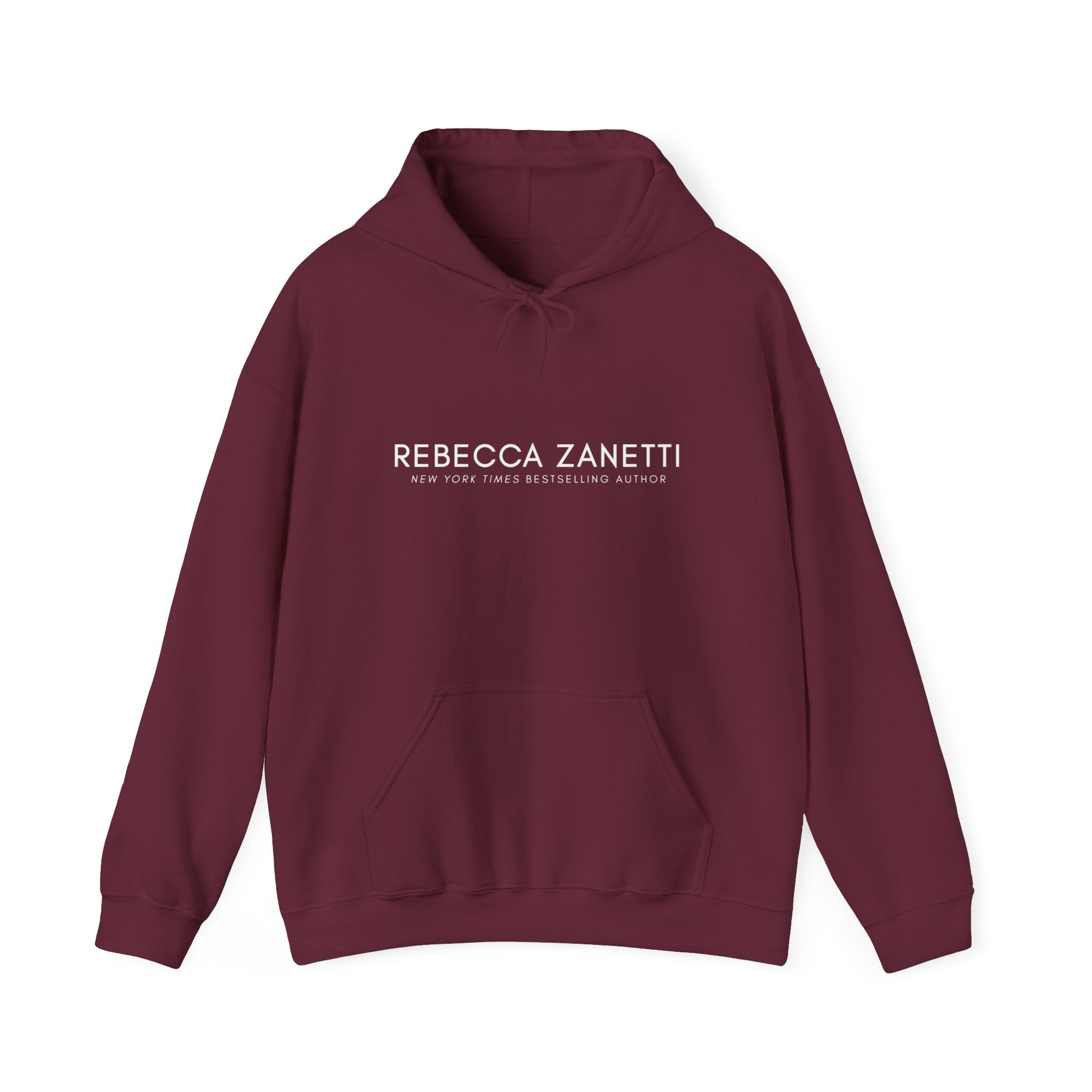 Unisex Heavy Blend™ Hooded Sweatshirt - Rebecca Zanetti Logo Front, RAZ Logo Back