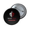 Custom Pin Buttons - Malice Media