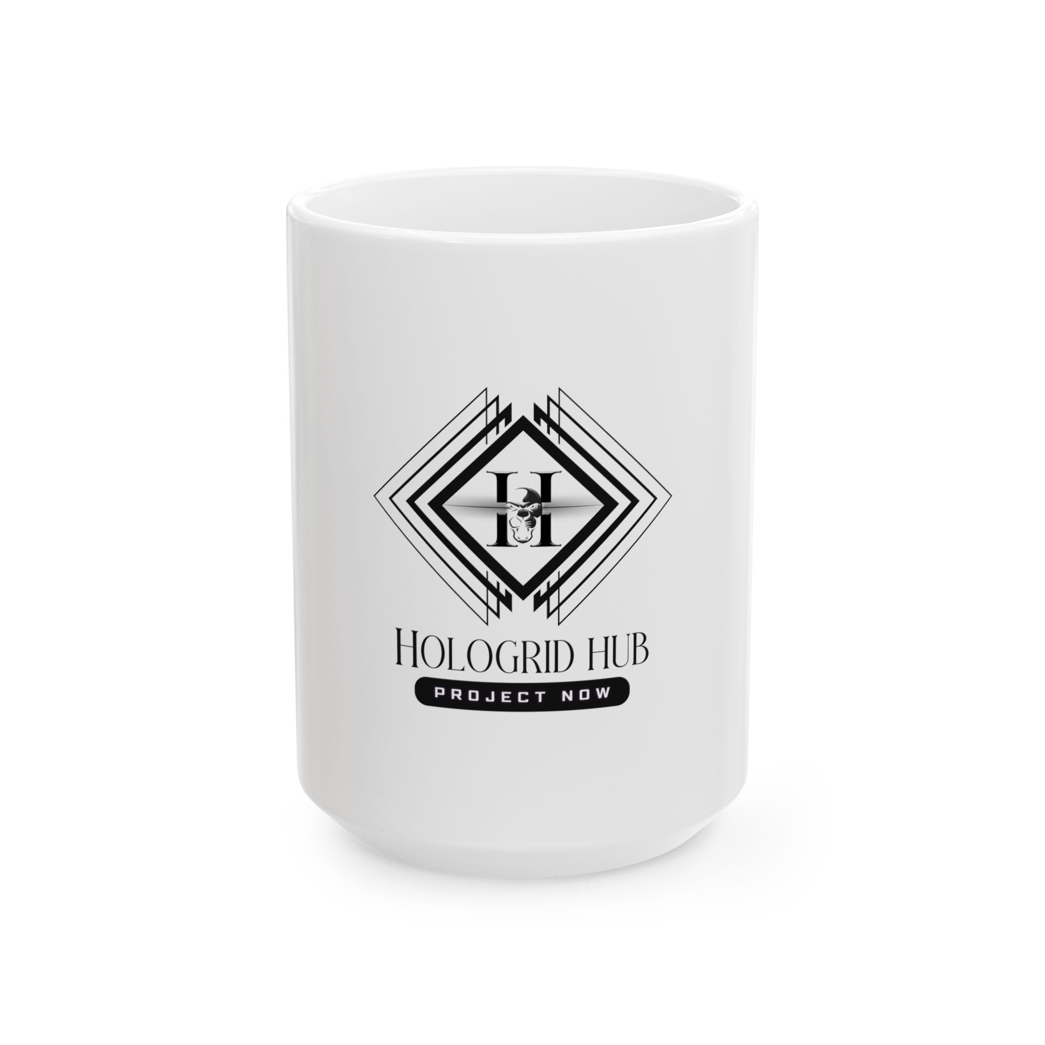 Ceramic Mug - Hologrid Hub Black