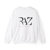 Unisex Heavy Blend™ Crewneck Sweatshirt - Dark Protectors Logo Front, RAZ Logo Back