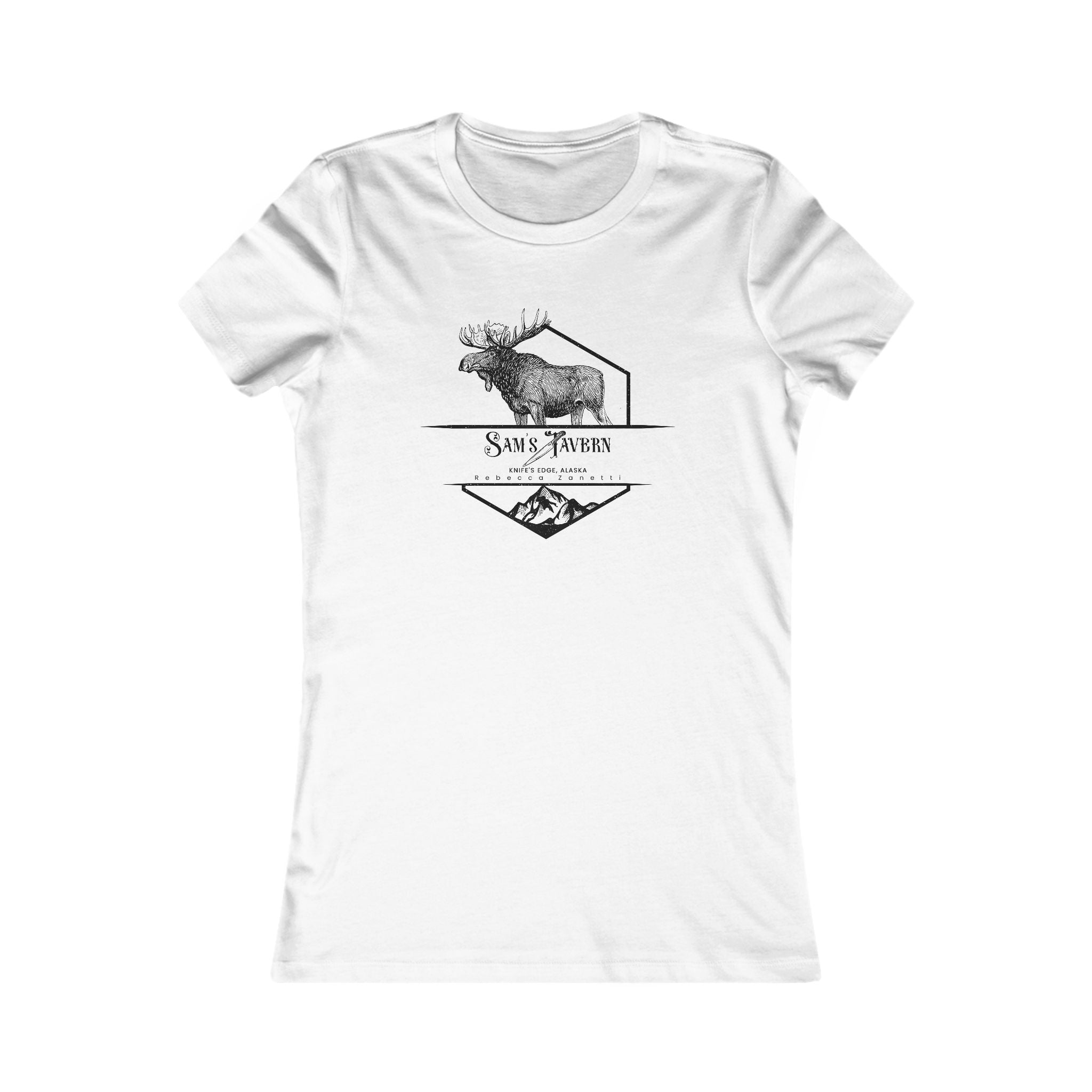 Elegant Women's Favorite Tee - Sam's Tavern | Knife's Edge, Alaska