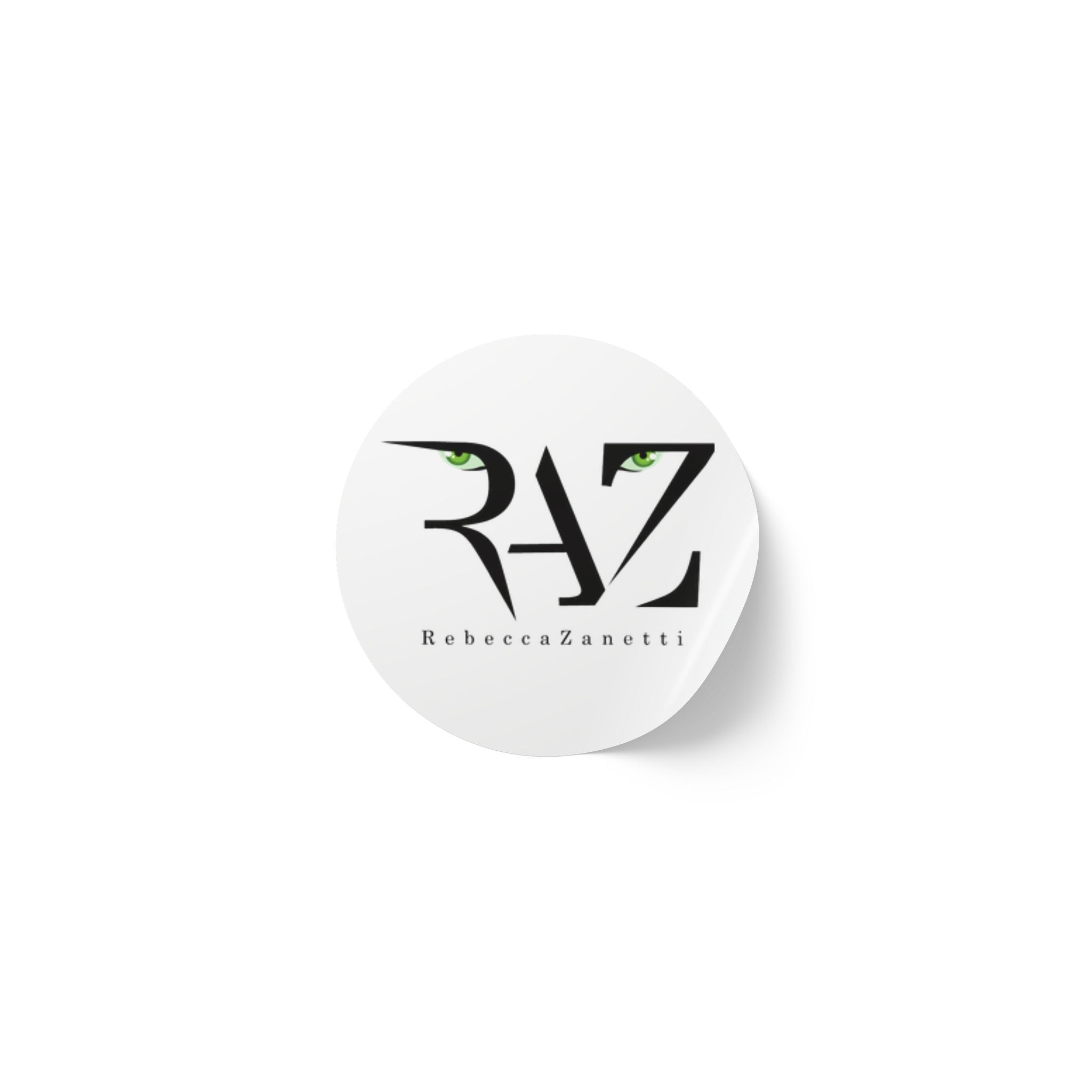 Round Sticker Labels - RAZ Logo