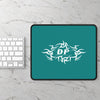 Teal Custom Gaming Mouse Pad - Dark Protectors Logo