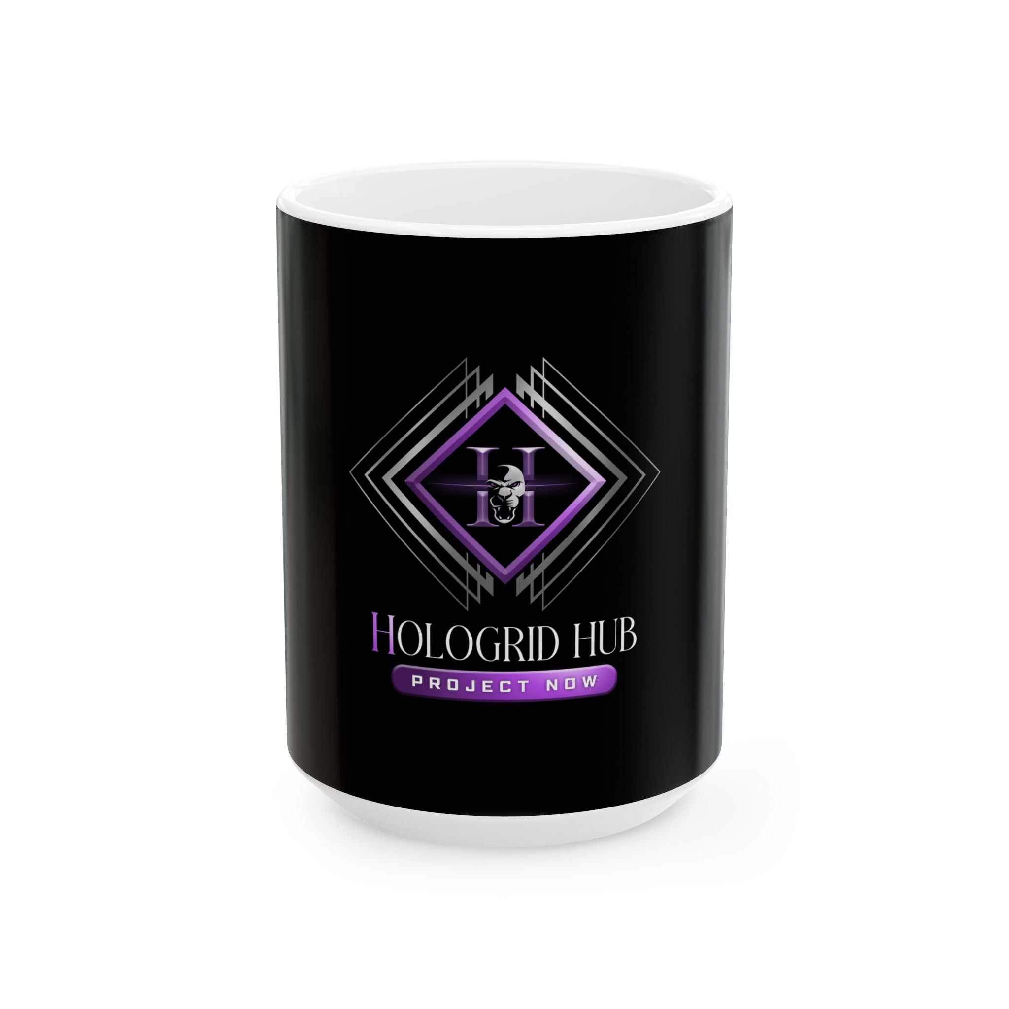 Ceramic Mug - Hologrid Hub Purple