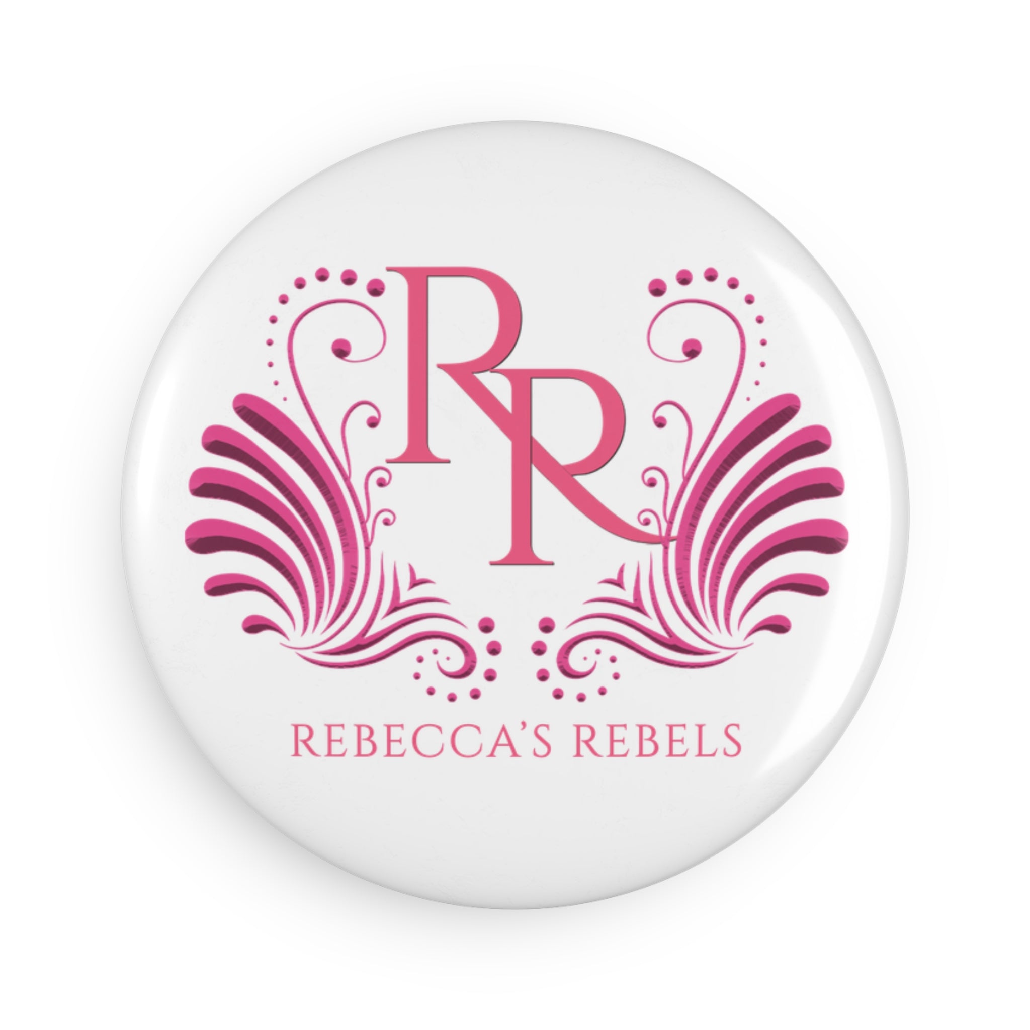 Button Magnet Set - Rebecca's Rebels Pink