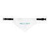 Pet Bandana Collar for Dogs - Rebecca Zanetti Logo White