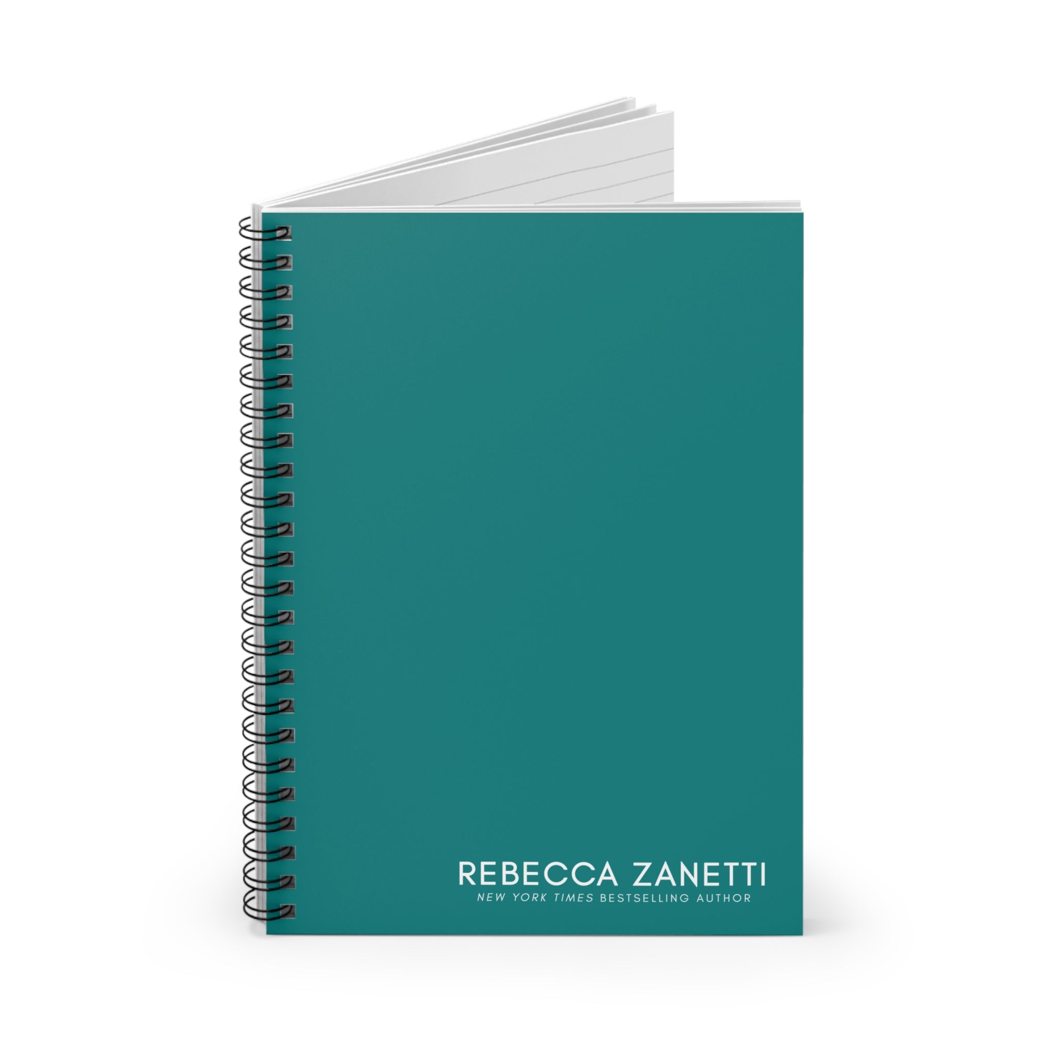 Spiral Notebook - Ruled Line – Rebecca Zanetti Logo Teal